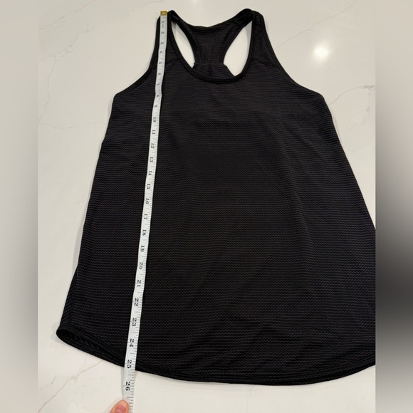 Lululemon Essential Tank Black thin stripes - Picture 7 of 8